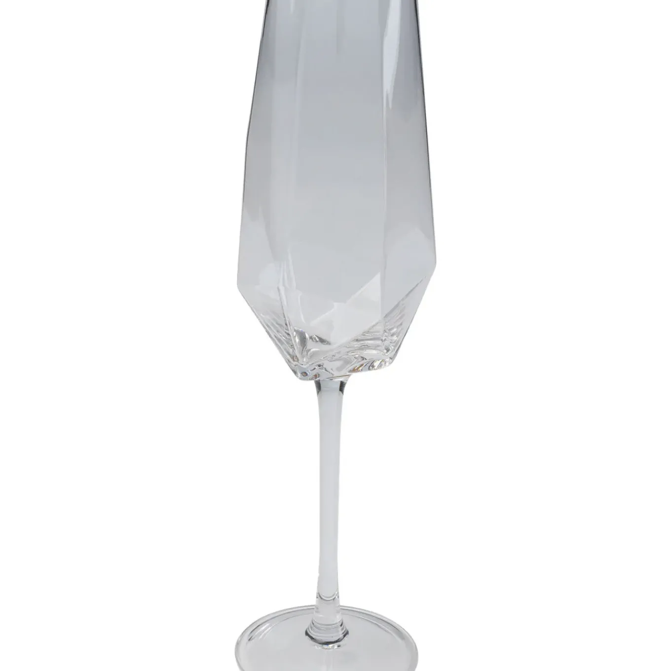 Verre À Champagne Diamond Gold Rim