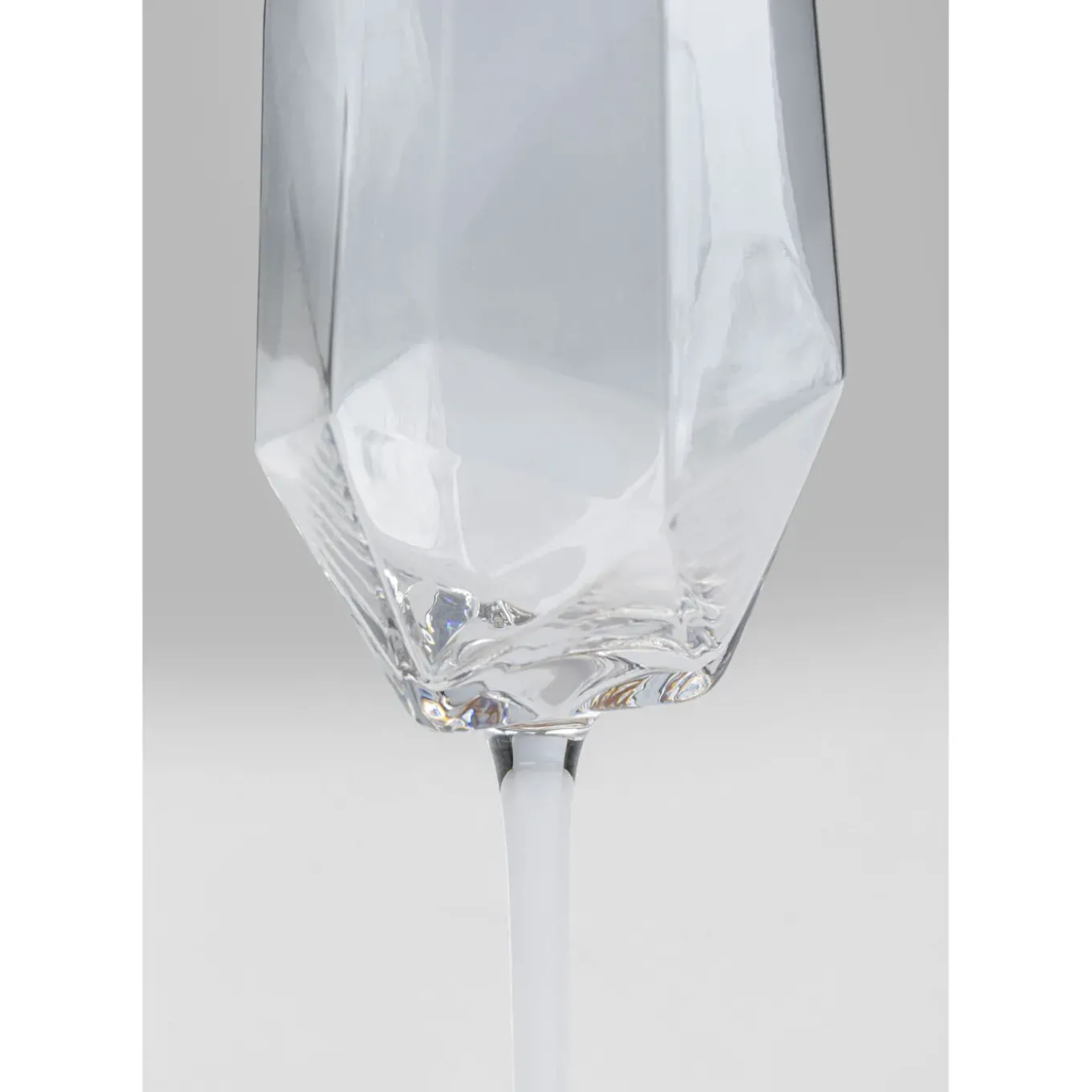 Verre À Champagne Diamond Gold Rim