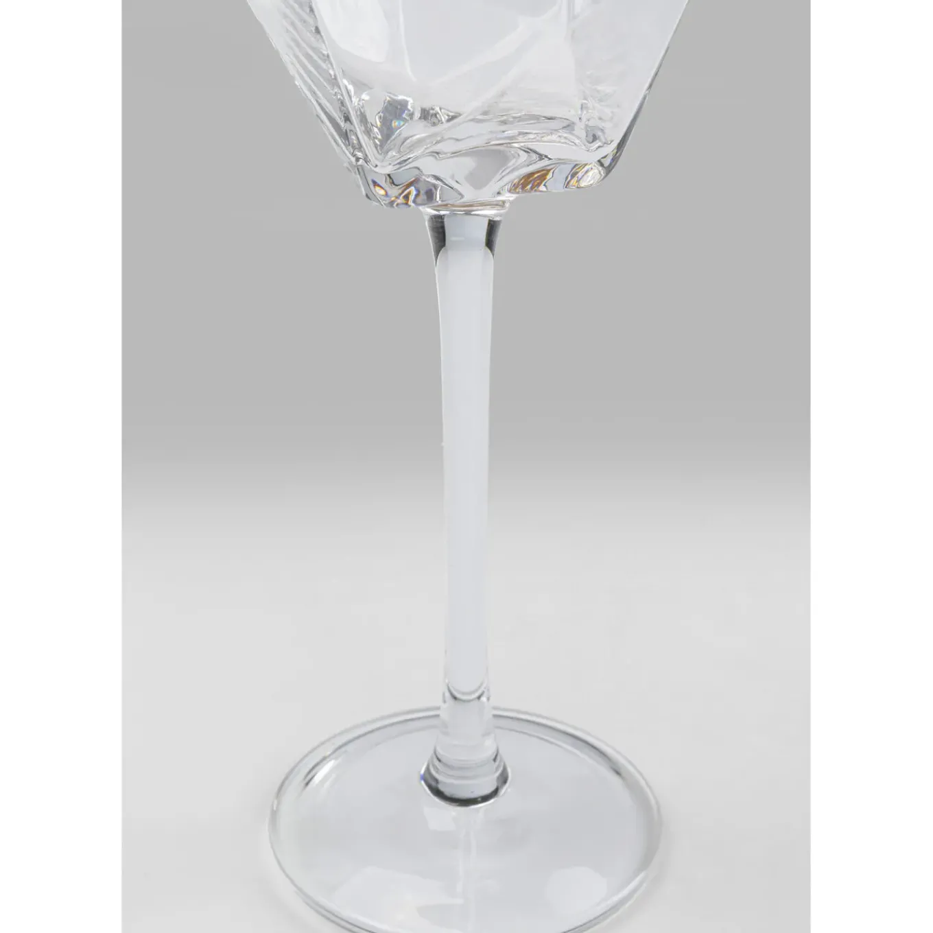Verre À Champagne Diamond Gold Rim