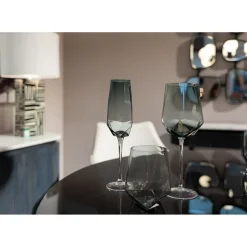 Verre À Champagne Diamond Smoke