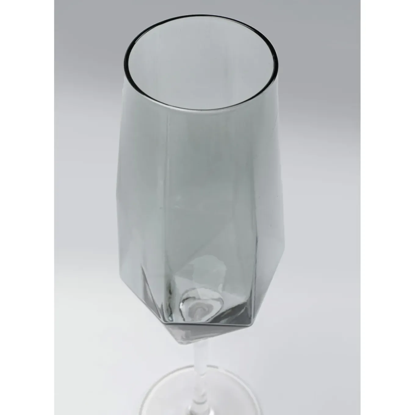 Verre À Champagne Diamond Smoke