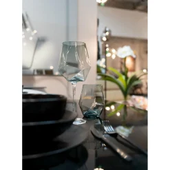 Verre A Eau Diamond Smoke