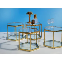 Verre A Vin Diamond Dore Rim