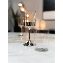 Verre A Vin Electra Argente