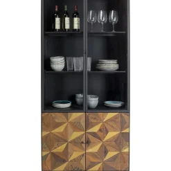 Vitrine Illusion Dore 90X180Cm